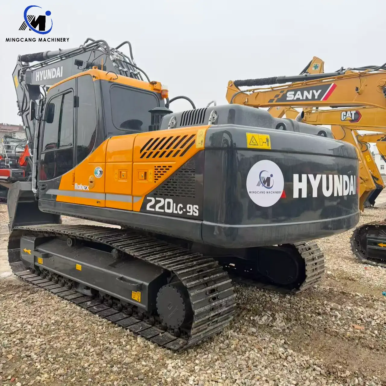 Used Hyundai 220LC-9S Excavator 22 ton Track excavator Low Price Korea Hyundai 220 For Sale - Image 4